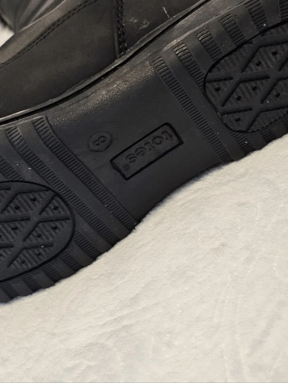 Single Totes Ada Women’s Size 8,7 Black Winter Snow Boot RIGHT FOOT ONLY